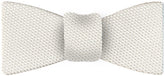 White Grenadine Fina Silk Bow Tie #GFBT-24